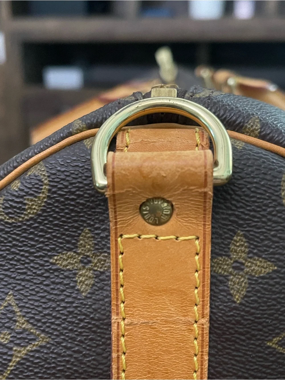Louis Vuitton Monogram KeepAll Bandolier (No Strap)